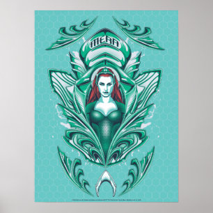 Aquaman   Verzierte Mera Graphic Poster