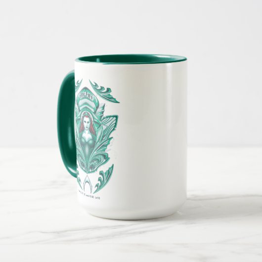 Aquaman | Verzierte Mera Graphic Tasse (Vorderseite Links)