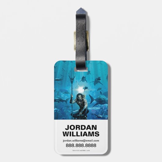 Aquaman | Wassertiere Prinz-Orin With Gepäckanhänger (Rückseite vertikal)