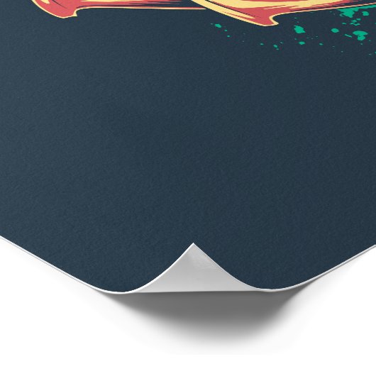 Aquaman | Xebel König Nereus Graphic Poster (Ecke)