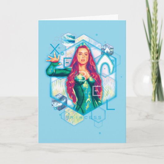 Aquaman | Xebel Princess Mera Hexagonal Graphic Karte (Vorderseite)