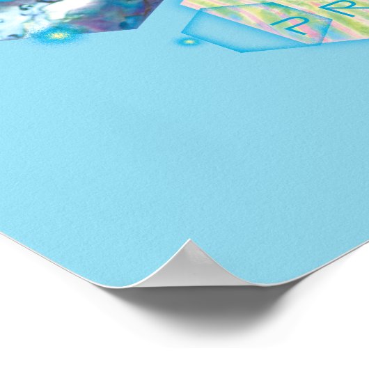 Aquaman | Xebel Princess Mera Hexagonal Graphic Poster (Ecke)