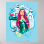 Aquaman | Xebel Princess Mera Hexagonal Graphic Poster (Vorne)