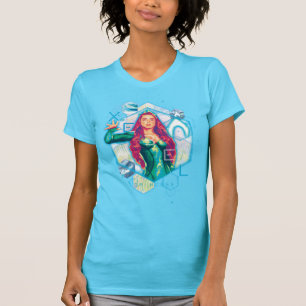 Aquaman Xebel Princess Mera Hexagonal Graphic T-Shirt