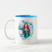 Aquaman | Xebel Princess Mera Hexagonal Graphic Zweifarbige Tasse (Links)