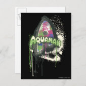 Aquaman - Zwiespältiger Unschuldsbrief Postkarte (Vorne/Hinten)