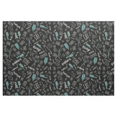 Aquamarin2 ID749 Stoff (Fat Quarter (45,7 x 55,9 cm))