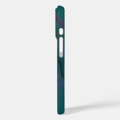 Aquamarin abstrakt Case-Mate iPhone hülle (Rückseite / Links)