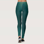 aquamarin Abstrakt Leggings (Rückseite)
