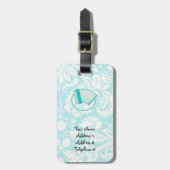 Aquamarin Accordion Gepäckanhänger (Vorderseite vertikal)