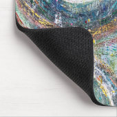 Aquamarin angetriebene Mousepad (Ecke)