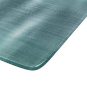 Aquamarin Aqua Green Schneidebrett (Ecke)