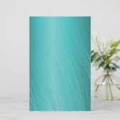 aquamarin, Aqua, Türkis, verkratzte Muster Briefpapier (Stehend Vorderseite)