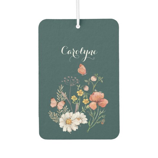 Aquamarin Autolufterfrischer (Vorderseite)