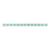 Aquamarin Awareness Ribbon Angel Ribbbons Satinband (Vorderseite)