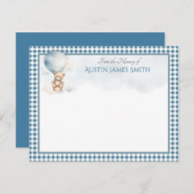 Aquamarin Baby Dusche Teddy Bear Ballon