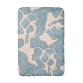 Aquamarin Badematte (Vorderseite Vertikal)