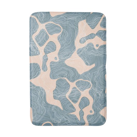 Aquamarin Badematte (Vorderseite Vertikal)