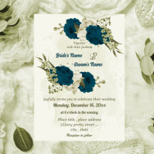 aquamarin-beige-Blume botanische Hochzeit