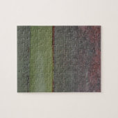 Aquamarin Blau rosa grün rostgrün Puzzle (Horizontal)