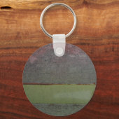 Aquamarin Blau rosa grün rostgrün Schlüsselanhänger (Vorderseite)