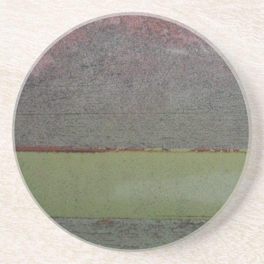 Aquamarin Blau rosa grün rostgrün Untersetzer (Vorne)