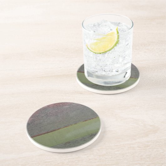 Aquamarin Blau rosa grün rostgrün Untersetzer (Seite)