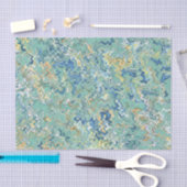 Aquamarin Blau Türkis Grün Chic Einzigartiges Must Seidenpapier (Handwerk)