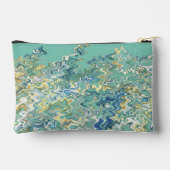 Aquamarin Blau Türkis Grün Chic Einzigartiges Must Zubehörtasche (Rückseite)