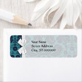 aquamarin-blau und Damast um Mitternacht (Insitu)