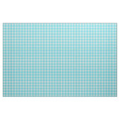 Aquamarin Blau und Weiß Kariert Stoff (Fat Quarter (45,7 x 55,9 cm))