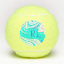 Aquamarin-Blaue Rosa-Waagen Abstrakte Monogramme