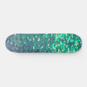 aquamarin-blaue simulierte Folge Skateboard (Horizontal)