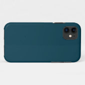 Aquamarin blaues Aqua Case-Mate iPhone Hülle (Rückseite (Horizontal))