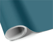 Aquamarin blaues Aqua Geschenkpapier (Rolleneckpunkt)
