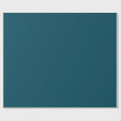 Aquamarin blaues Aqua Geschenkpapier (Flach)