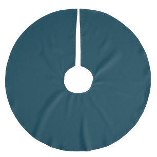 Aquamarin blaues Aqua Polyester Weihnachtsbaumdecke