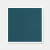 Aquamarin blaues Aqua Serviette (Vorderseite)