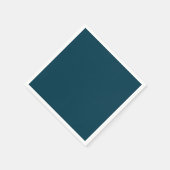 Aquamarin blaues Aqua Serviette (Ecke)