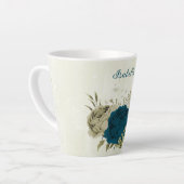 aquamarin-blaues Beige Milchtasse (Linke Ecke)