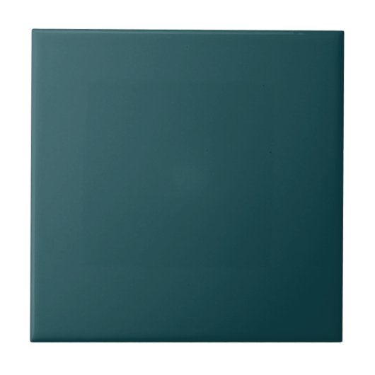 Aquamarin blaugrüne Solid Color Tile Fliese (Vorderseite)