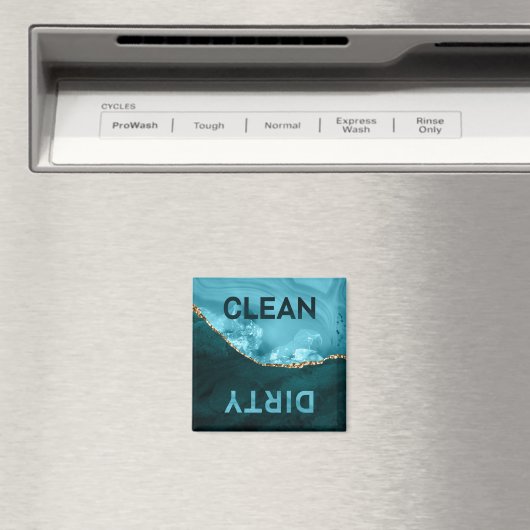 Aquamarin Blue Agate Clean Geschirrspüler Magnet (In Situ (Geschirrspüler))