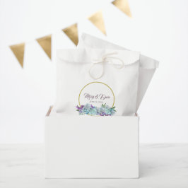 Aquamarin Blue Bouquet Wedding Suite Empfang Party Geschenktütchen