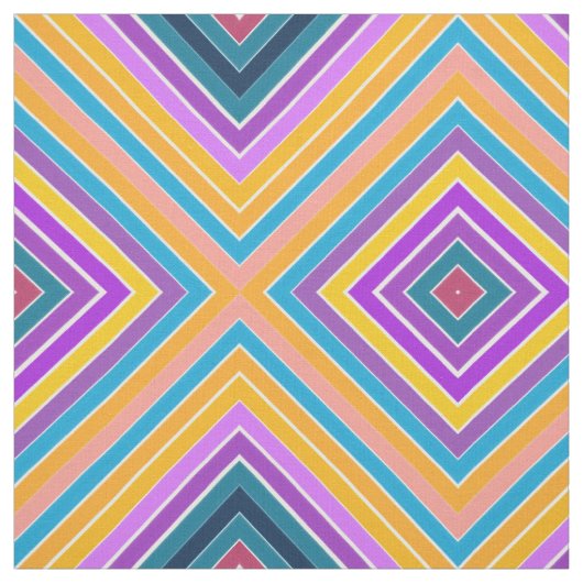 Aquamarin Blue Burgundy und Gold Stoff (Muster)