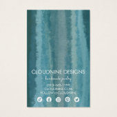 Aquamarin Blue Earring Necklace Juwelier Display C (Rückseite)