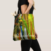 Aquamarin Blue eye draffly personalisiert w/ Name Tasche (Von Nahem)