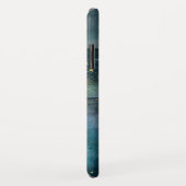 Aquamarin Blue Galaxy Gold Stars Celestial Sky Mon Case-Mate iPhone Hülle (Hinten/Rechts)