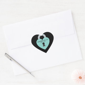 Aquamarin Blue Liebe Heart Celebrate Dusche Tiara Herz-Aufkleber