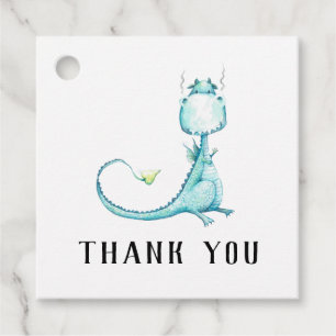 * Aquamarin Blue Niedlich Dragon Baby Dusche Viele Geschenkanhänger