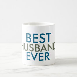Aquamarin Blue Pine Green Best Husband jemals Kaffeetasse